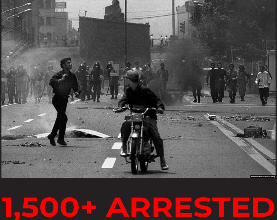 Iranische Studentenproteste im Juli 1999